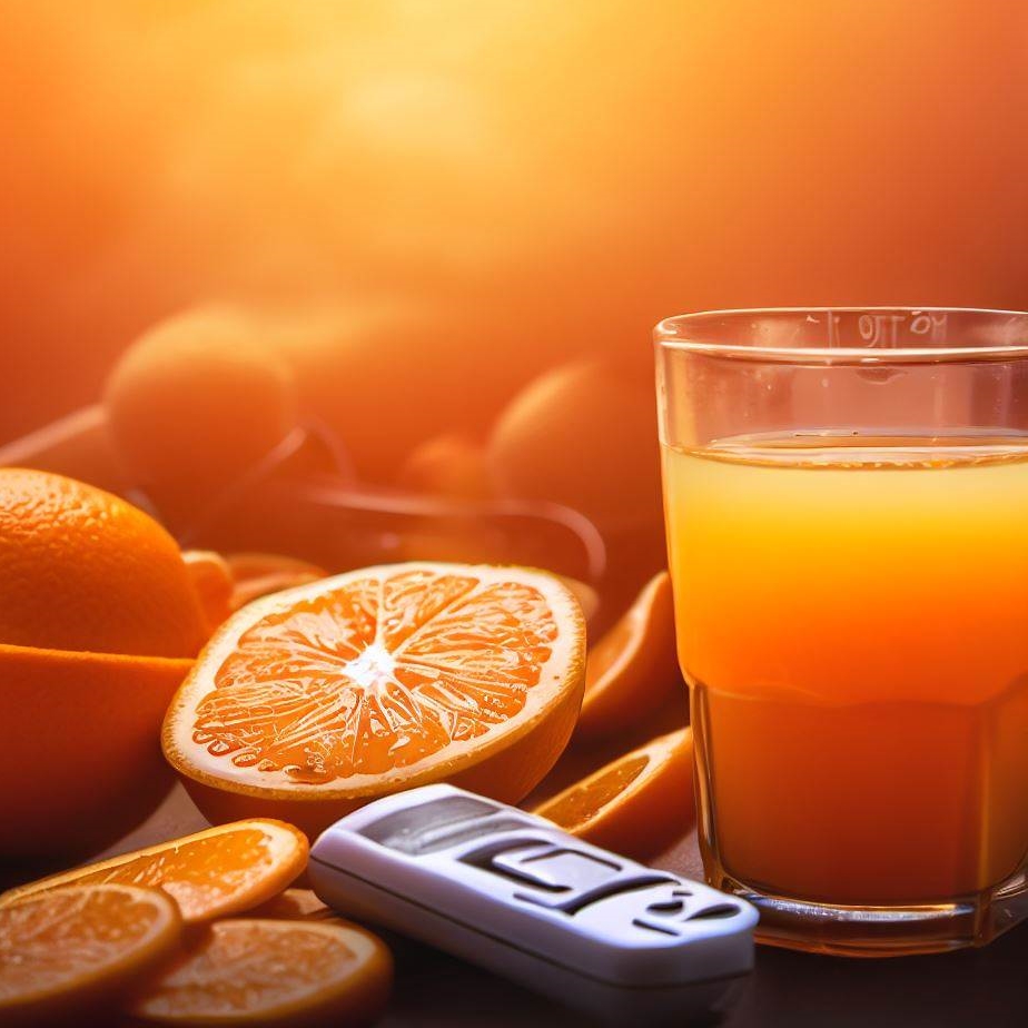 Wpływ soku pomarańczowego na poziom cukru we krwi